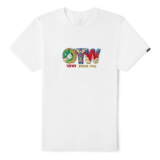Тениска Vans Artist Printed T-Shirt Бяло | VN0A4P5MWHT, 0