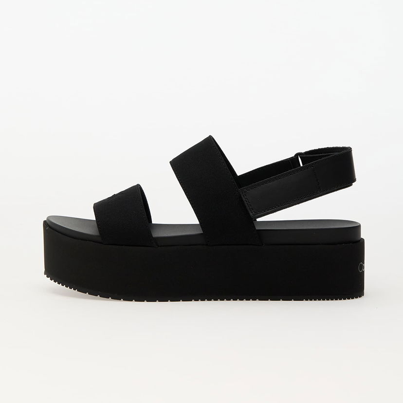 Кецове и обувки CALVIN KLEIN Jeans Flatform Sandal Slin Black Черно | YW0YW01788 0GJ