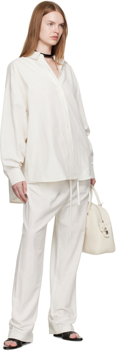 Риза Fear of God Fear of God ESSENTIALS Relaxed Shirt Бяло | 186SP255524FW, 3