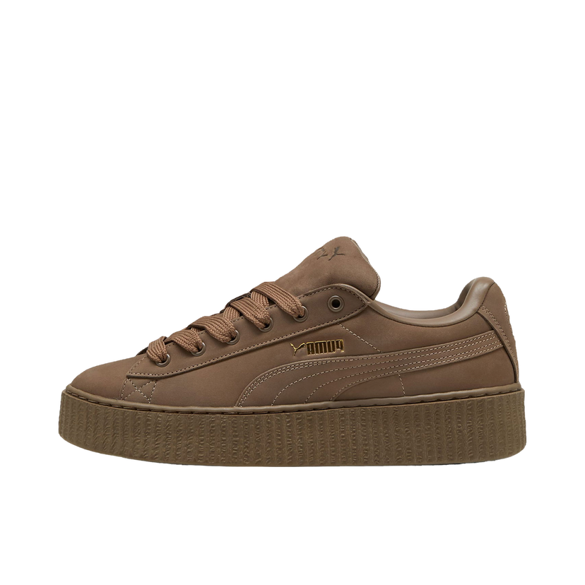 Кецове и обувки Puma Creeper Fatty Rihanna Fenty Totally Taupe (Women's) Кафяво | 399865-01