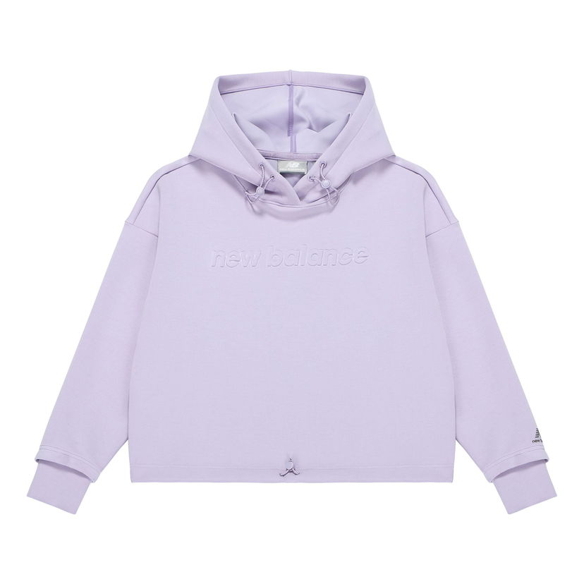 Суитчър New Balance Casual Logo Hoodie Лилаво | 5CC39742-DV