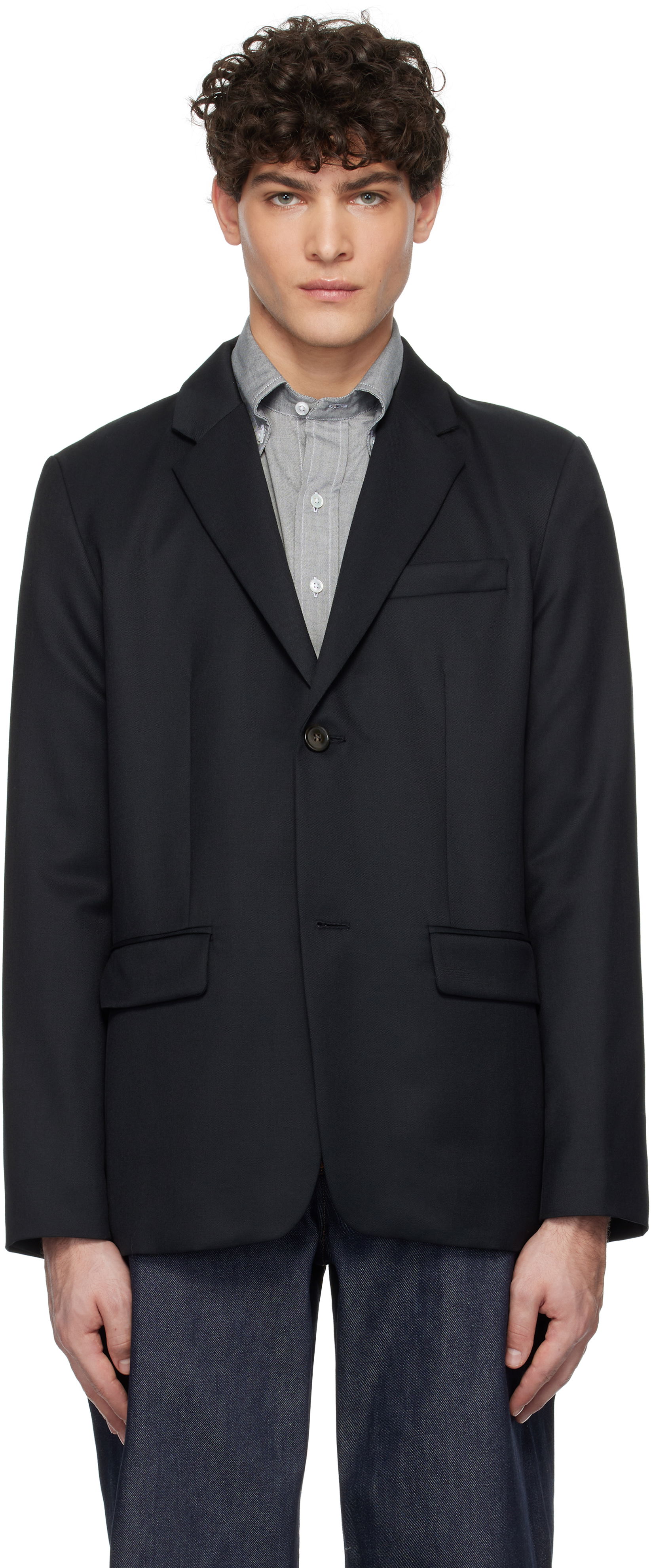 Single-Breasted Blazer, 0