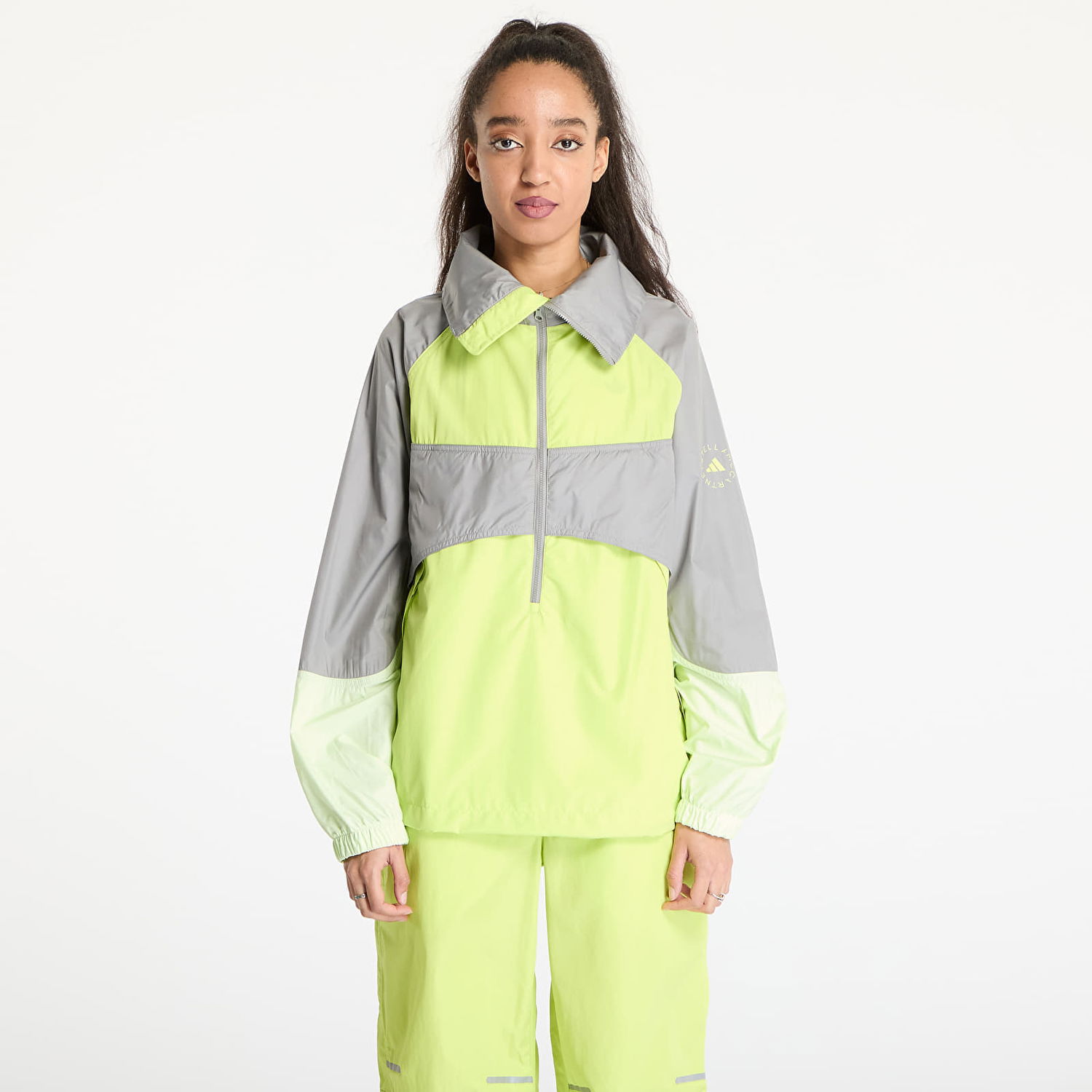 Ветровка adidas Performance adidas x Stella McCartney Pull-On Jacket Жълто | JG1068, 0