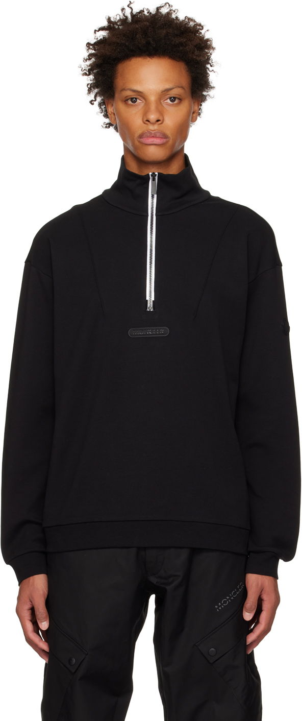 Суитчър Moncler Half-Zip Sweatshirt Черно | I10918G00016899W4, 0