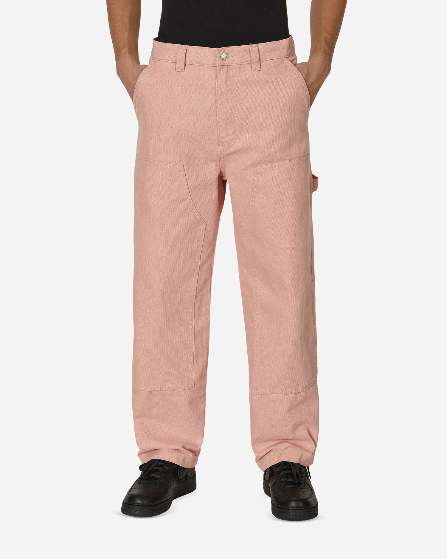 Панталони Stüssy Canvas Work Pants Розово | 116496 SALM, 0