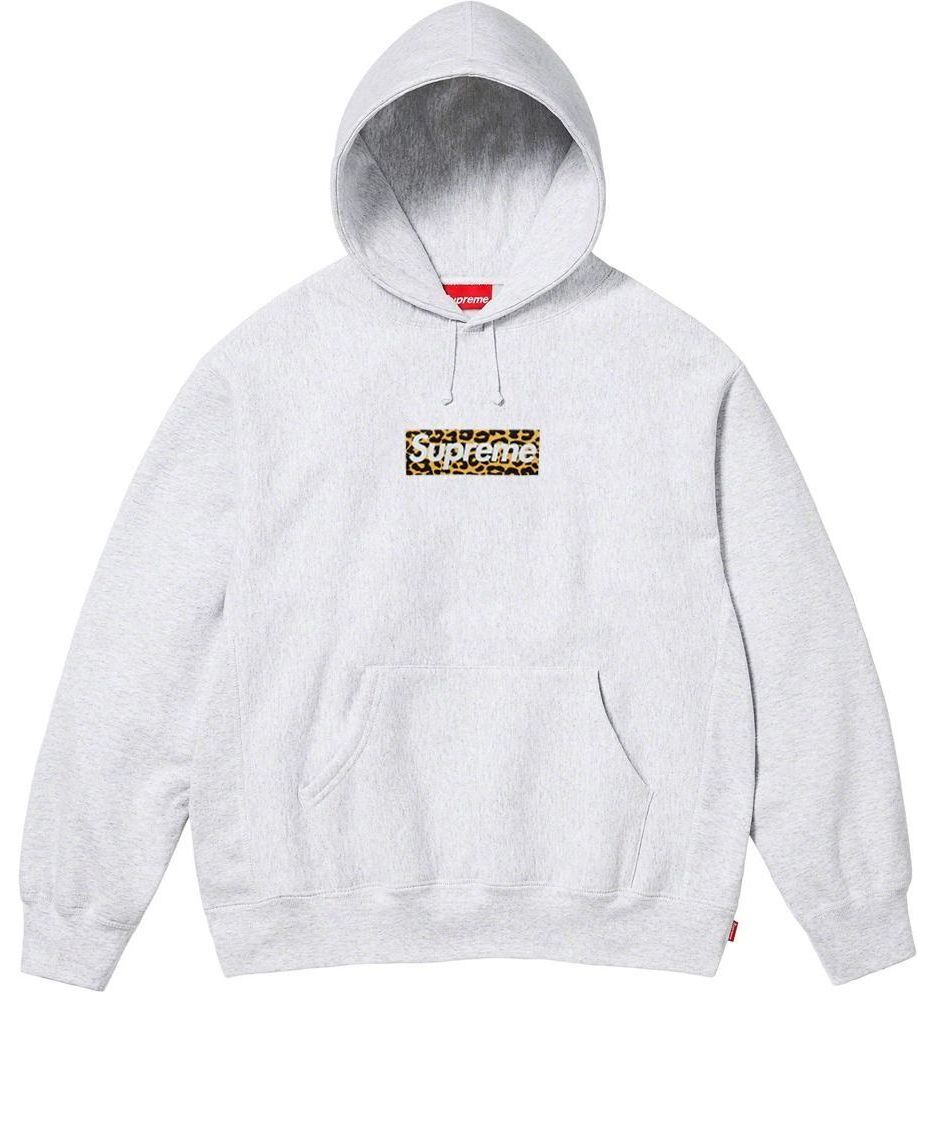 Суитчър Supreme Box Logo Print Hooded Sweatshirt Сиво | SUP-SS24-106, 0