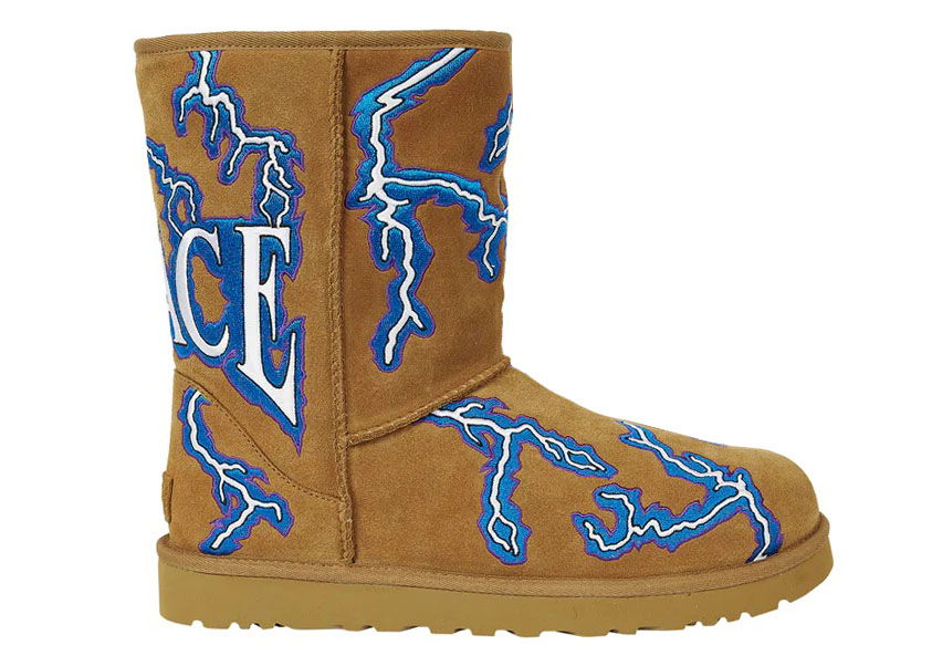 Кецове и обувки UGG Classic Short Boot Palace Lightning Кафяво | 1153570-CHE, 0