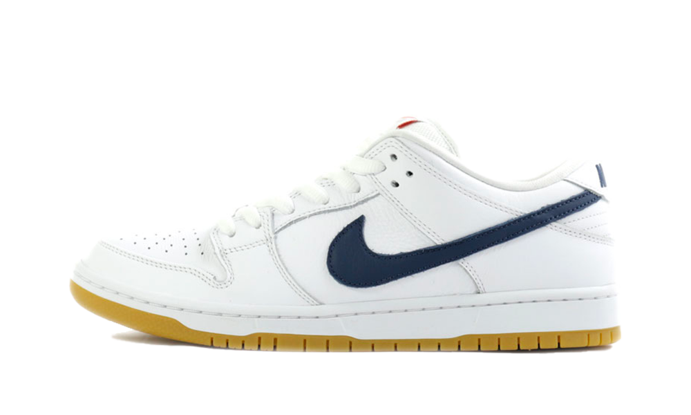 Кецове и обувки Nike SB Dunk Low Pro ISO SB "Orange Label - White Navy" Бяло | CZ2249-100, 0