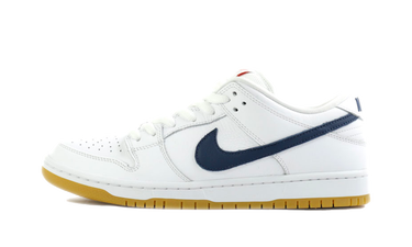 Кецове и обувки Nike SB Dunk Low Pro ISO SB "Orange Label - White Navy" Бяло | CZ2249-100, 0