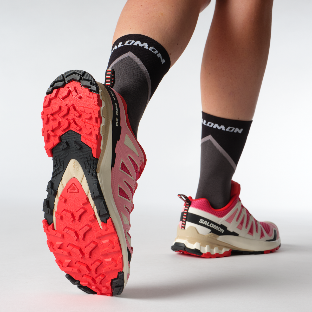 Кецове и обувки Salomon XA PRO 3D V9 Розово | l47747900, 1