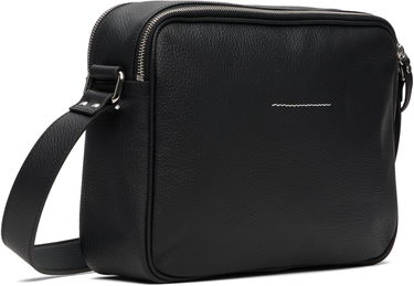 Чанта през рамо Maison Margiela MM6 Maison Margiela Leather Messenger Bag Черно | SB6ZH0025 P8326, 2