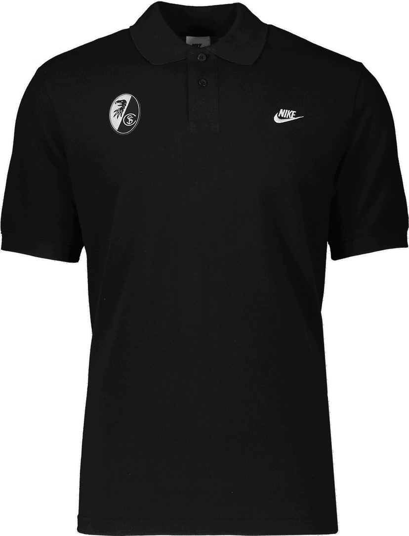 Поло тениска Nike SC Freiburg NSW Polo Shirt Черно | 6scffn3894-010