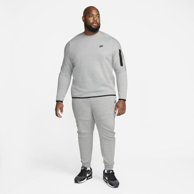 Суитчър Nike Tech Fleece Crew Sweatshirt Сиво | CU4505-063, 1
