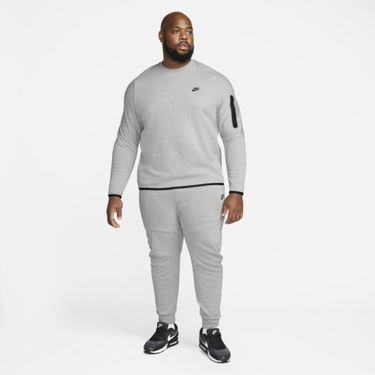 Суитчър Nike Tech Fleece Crew Sweatshirt Сиво | CU4505-063, 1