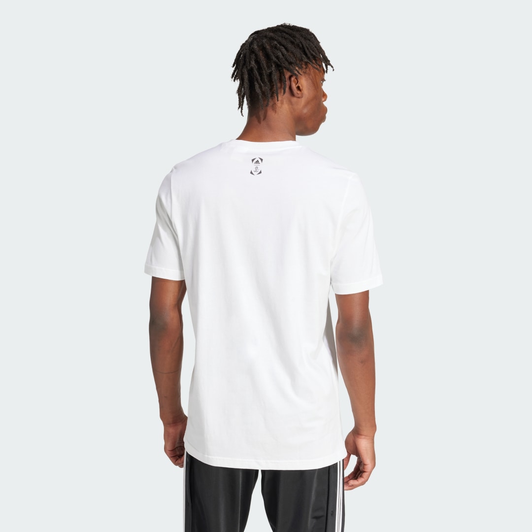 Тениска adidas Performance UEFA EURO24™Official Emblem Бяло | IT9290, 1