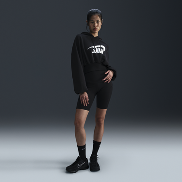 Суитчър Nike Sportswear Cropped Hoodie Черно | FV7777-010, 3