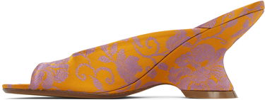 Грижа за обувките Dries Van Noten Dries Van Noten Open-Toe Jacquard Mules Оранжево
 | WS251-1561-730, 2