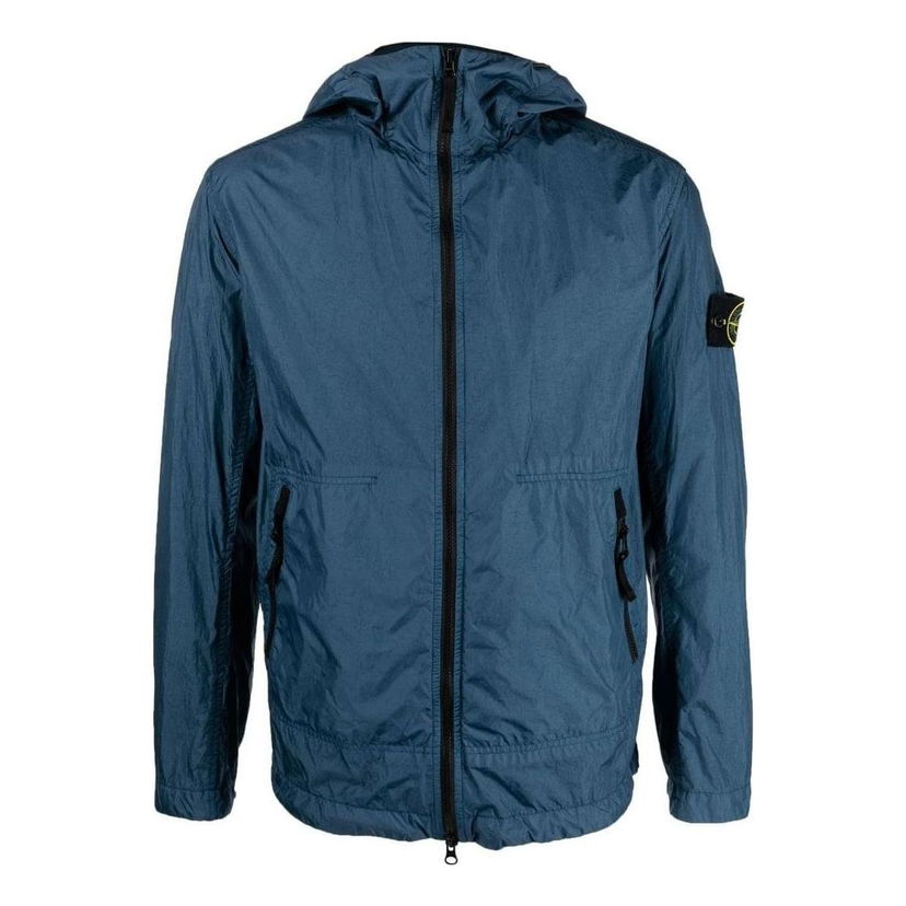 Ветровка Stone Island Stone Island Crinkle Reps Light Hooded Jacket Синьо | 781540522-V0024