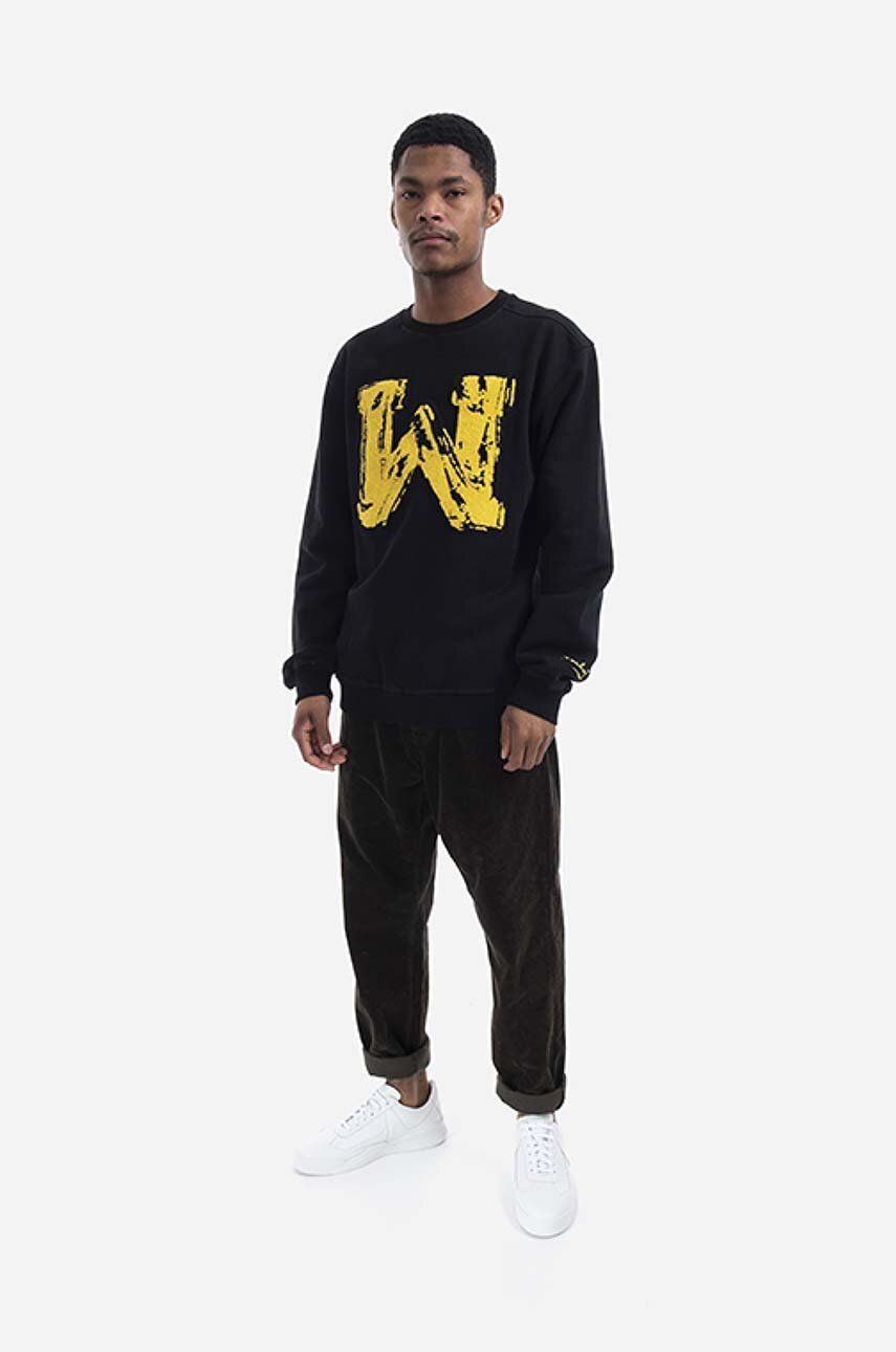 Суитчър Maharishi Sweatshirt Chanile W Embroidery 9645 With Print Черно | 9645.BLACK, 1