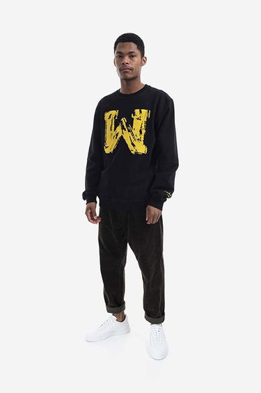 Суитчър Maharishi Sweatshirt Chanile W Embroidery 9645 With Print Черно | 9645.BLACK, 1