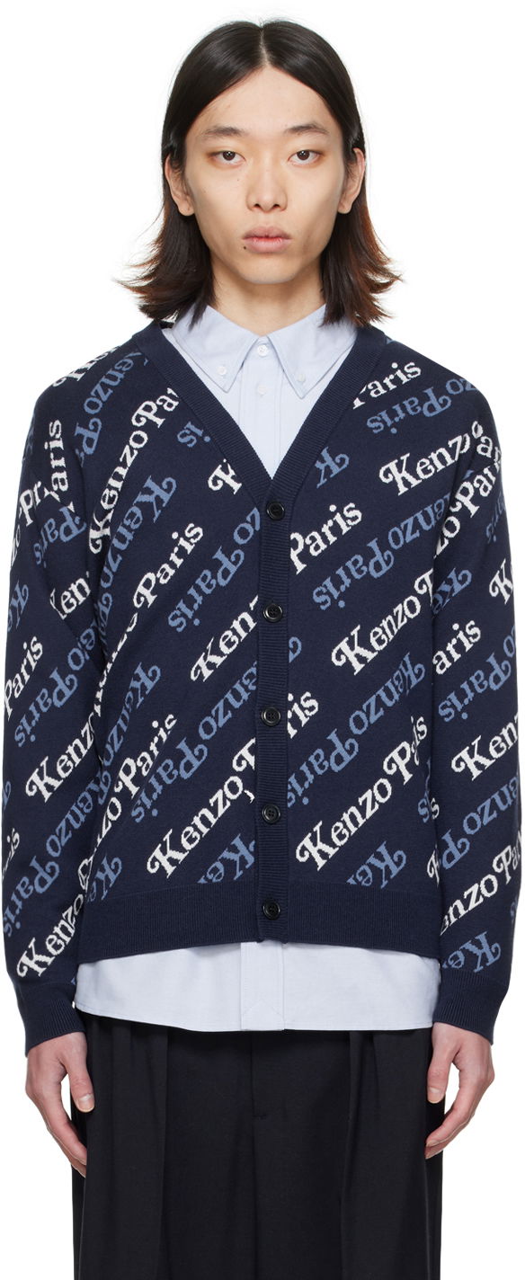 Пуловер KENZO Paris VERDY x Cardigan Тъмно синьо | FE58CA0073CB, 0