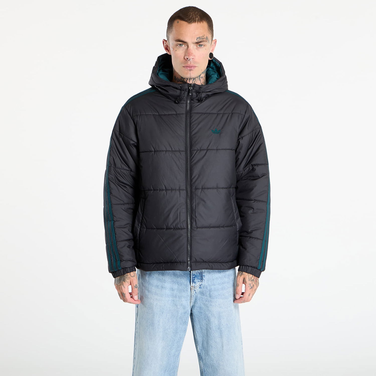 Пухо яке adidas Originals Adicolor Reversible Puffer Jacket Черно | JX6447, 0