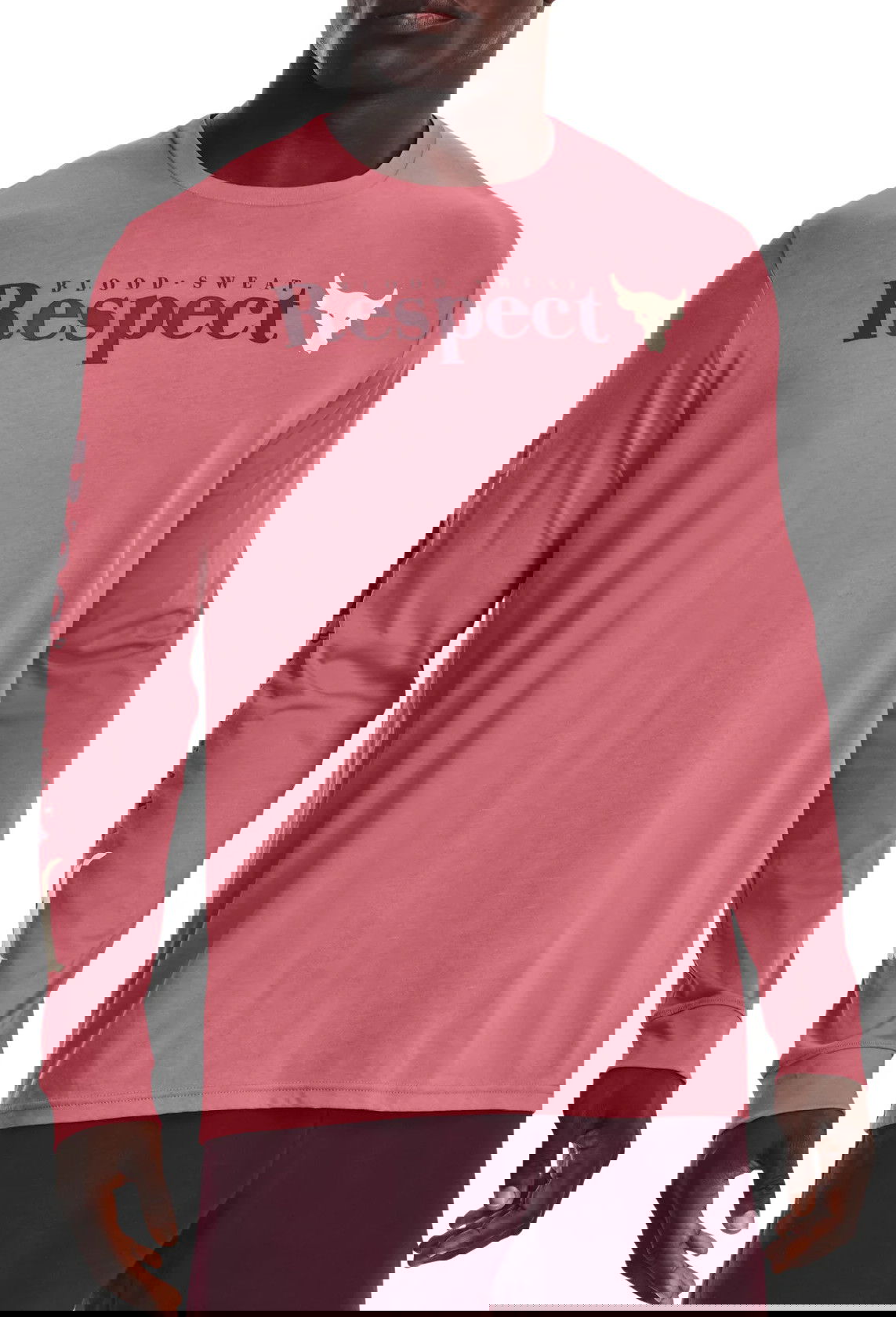 Тениска Under Armour Project Rock Respect Long Sleeve T-Shirt Розово | 1373761-600, 0