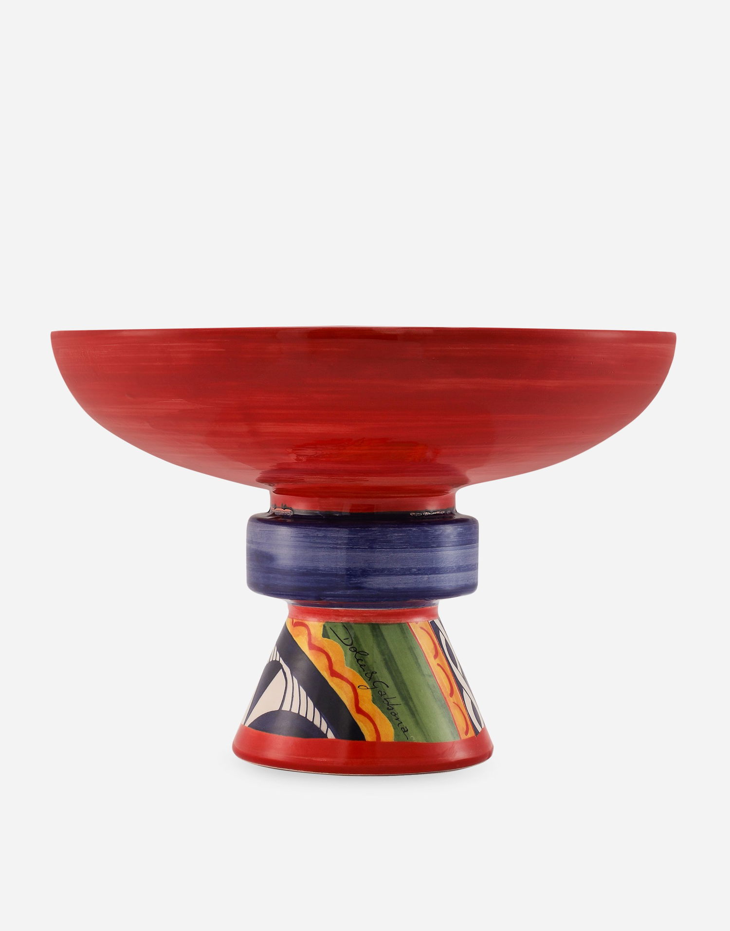 Домашен декор Dolce & Gabbana Multicolor Raised Platter Candle Holder Многоцветен | TCC189TCACDUC036, 0