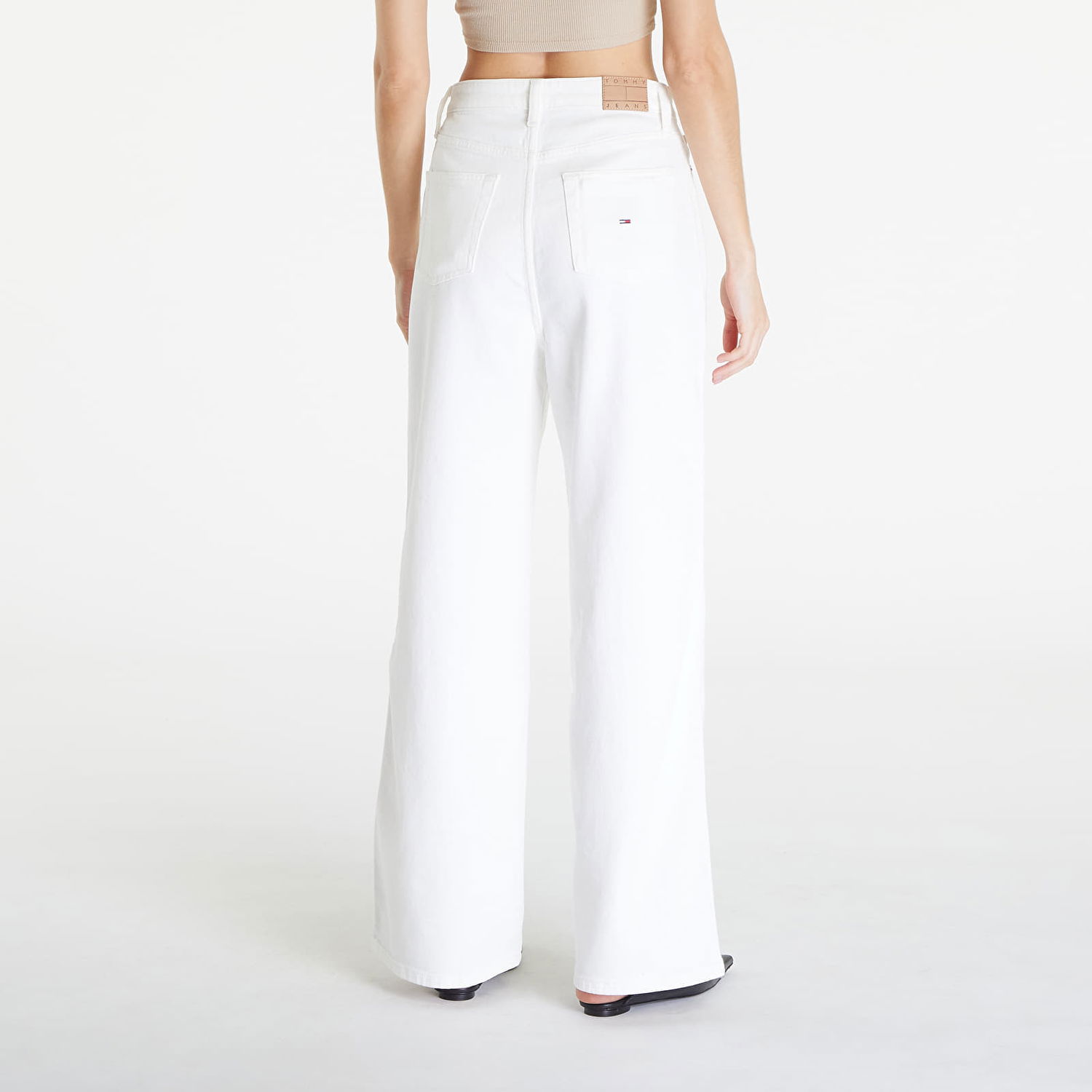 Дънки Tommy Hilfiger Gmd Claire High Rise Wide Jeans White Бяло | DW0DW17766 YBH, 1