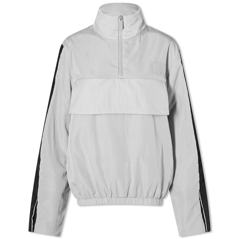 Яке Off-White Crispy NY Track Jacket Сиво | OWVL039S24FAB0014001