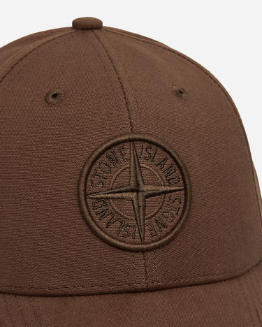 Шапка с козирка Stone Island Logo Cap Military Кафяво | 811599661 V0054, 6