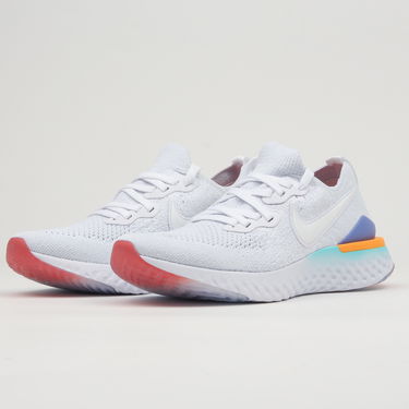 Кецове и обувки Nike Epic React Flyknit 2 W Бяло | BQ8927-104, 1