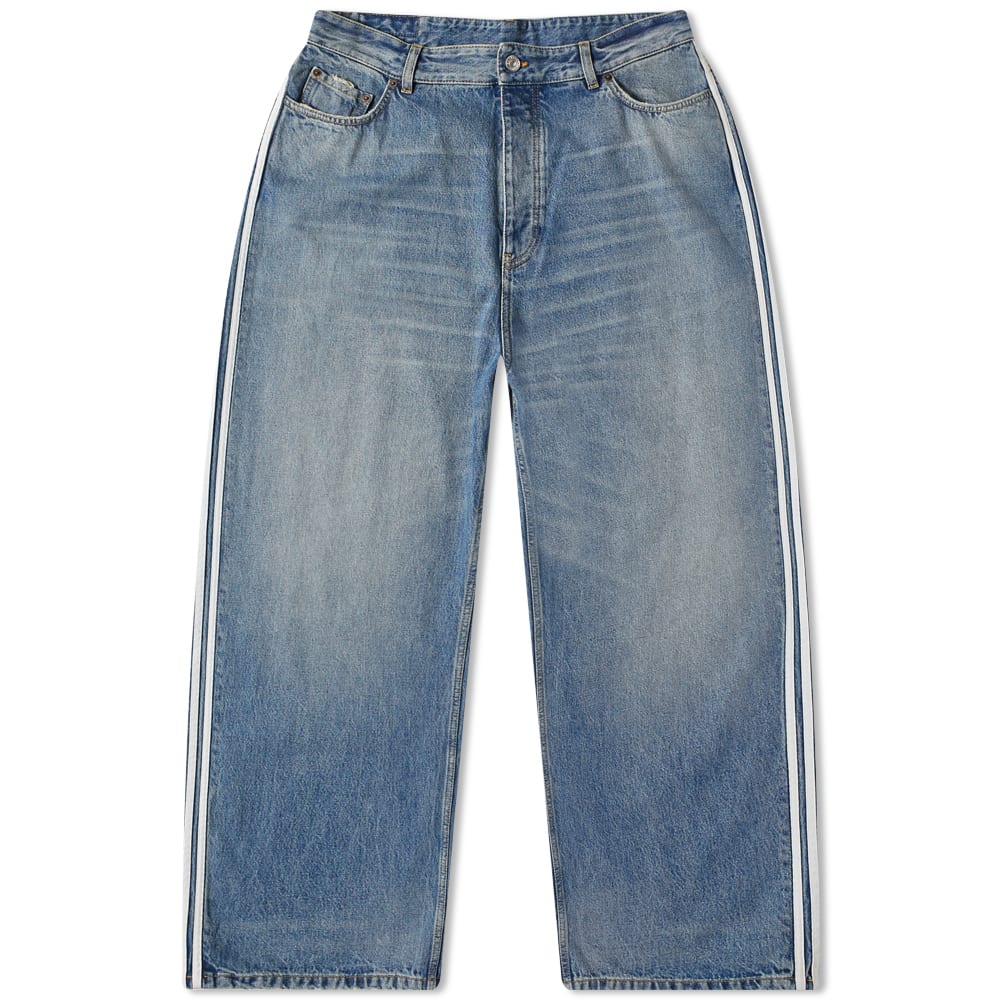 Дънки Balenciaga adidas x Large Baggy Pant "Sun Bleached Blue" Синьо | 724778-THW25-4245, 0