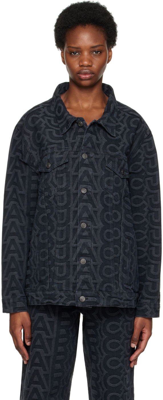 Яке Marc Jacobs Marc Jacobs 'The Monogram' Denim Jacket Черно | D209C14RE22, 0