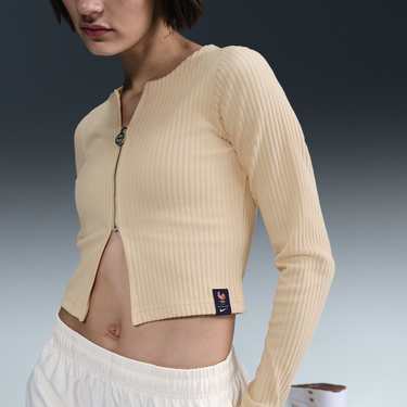 Пуловер Nike Nike Football FFF Chill Rib Fitted Full-Zip Sweater Жълто | HF5146-294, 3