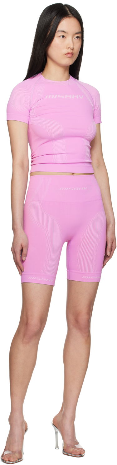 Съкратен топ MISBHV MISBHV Sport Stretch Top Розово | 250W512, 3