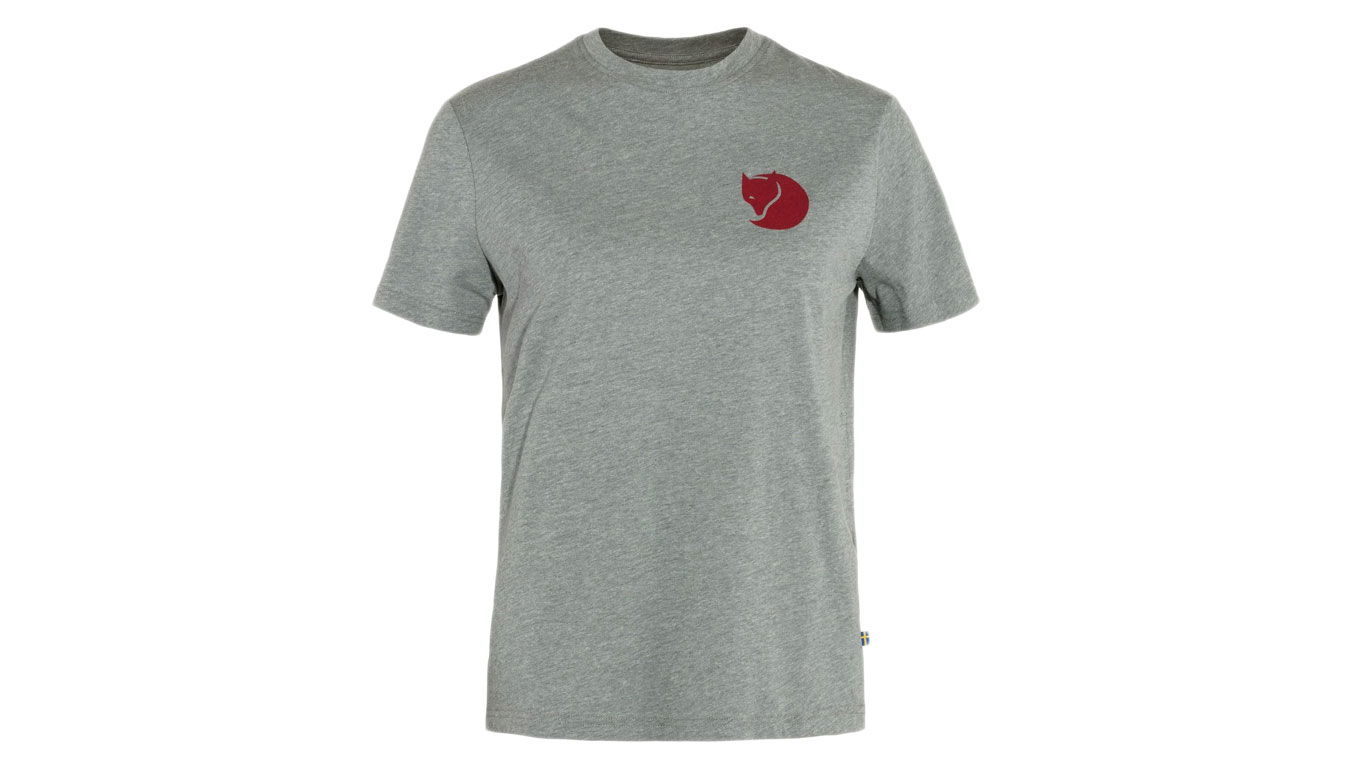 Тениска FJÄLLRÄVEN Fox Boxy Logo Сиво | F87153-020-999, 1