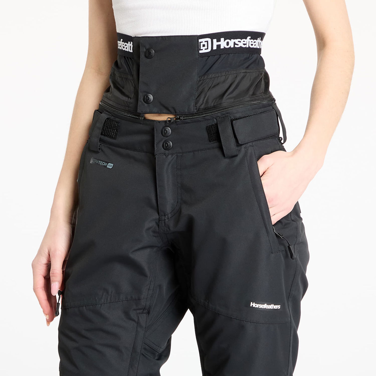 Панталони Horsefeathers Horsefeathers Lotte II Shell Pants Черно | OW225A, 1