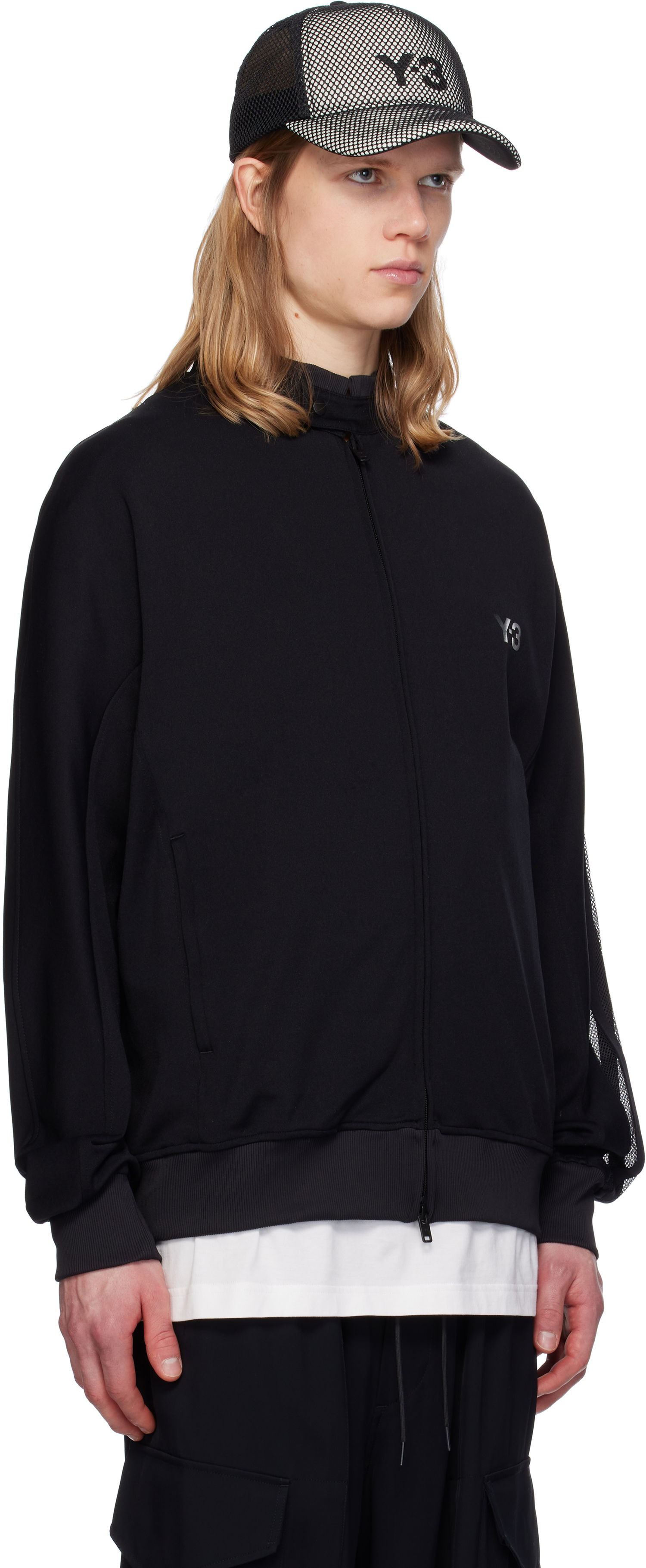 Яке бомбър Y-3 Y-3 3 Stripes Track Jacket Черно | JN4988, 1