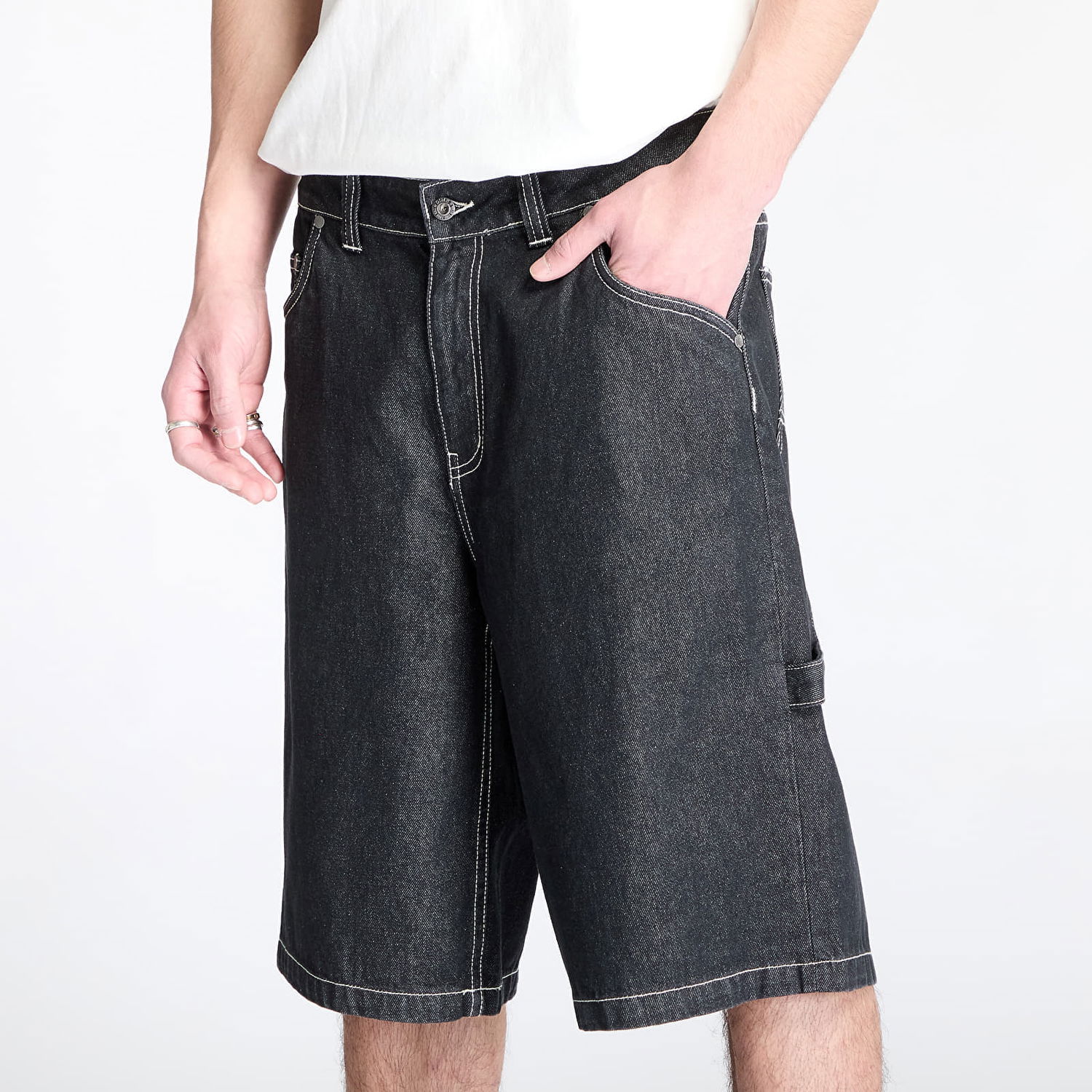 Къси панталони Dime Dime Classic Denim Shorts Черно | DIMESP2515BLK, 1
