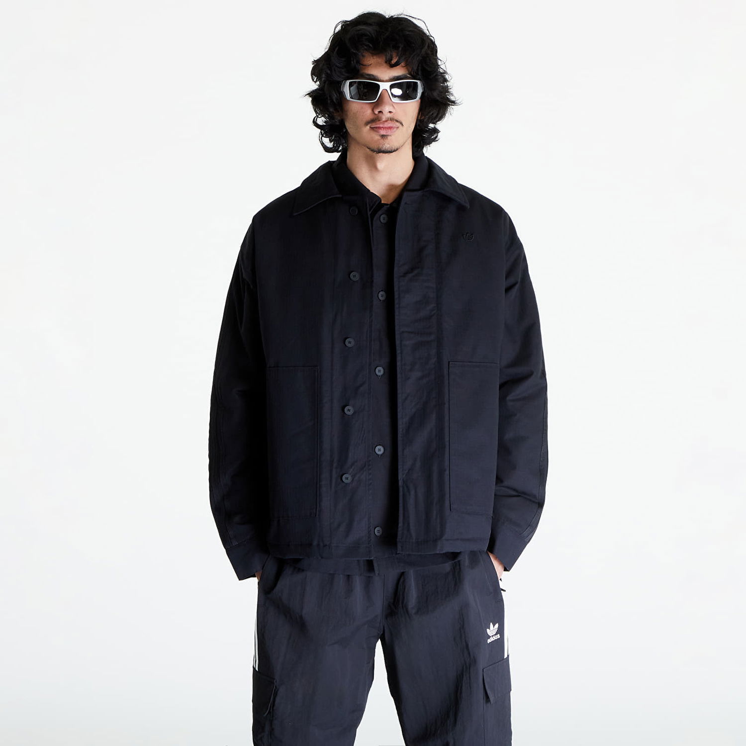 Яке adidas Originals Men's jacket adidas Premium Essentials+ Full Zip Jacket Black Черно | IR7736, 0