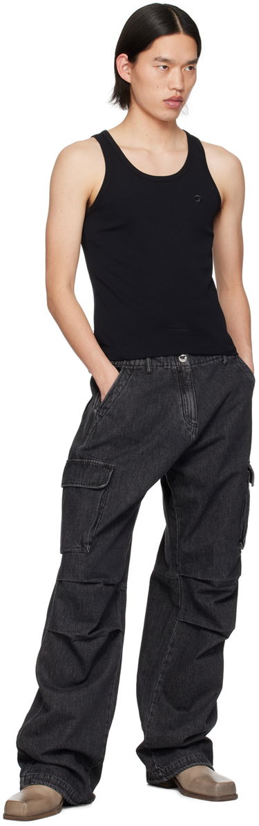 Карго панталони Coperni Coperni Relaxed Fit Cargo Denim Jeans Черно | COPP40852MEN, 3