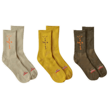 Бельо и чорапи Cactus Jack by Travis Scott Cactus Trails Hiking Socks Pack Многоцветен | CJNT AS25 BROW, 0