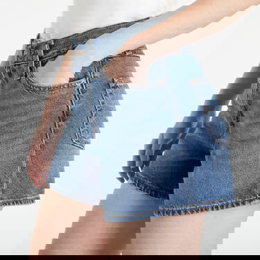 Къси панталони Levi's ® 80S Mom Short You Sure Can Med Синьо | A4695-0003, 2