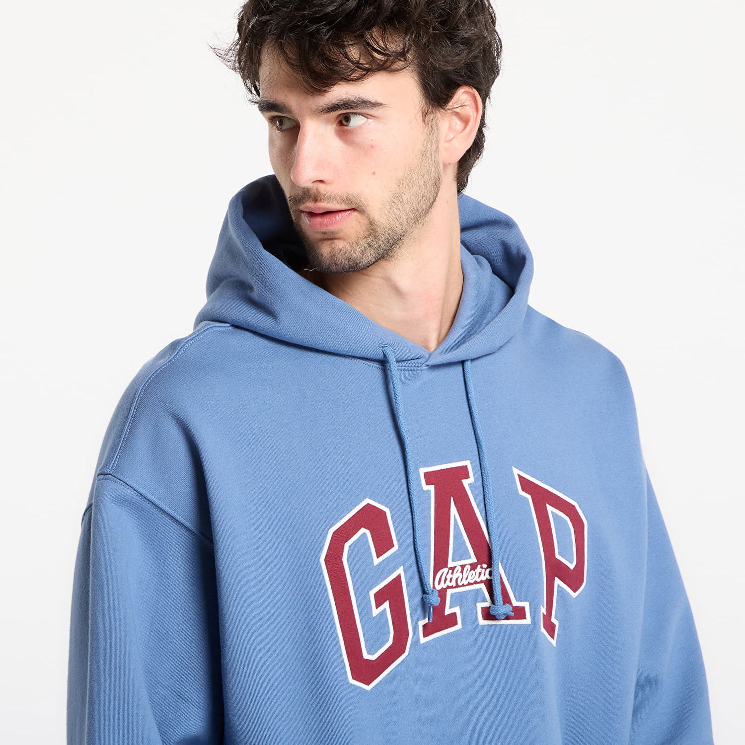 Суитчър GAP Oversized Heavyweight Sweatshirt S Синьо | 781237-01, 1