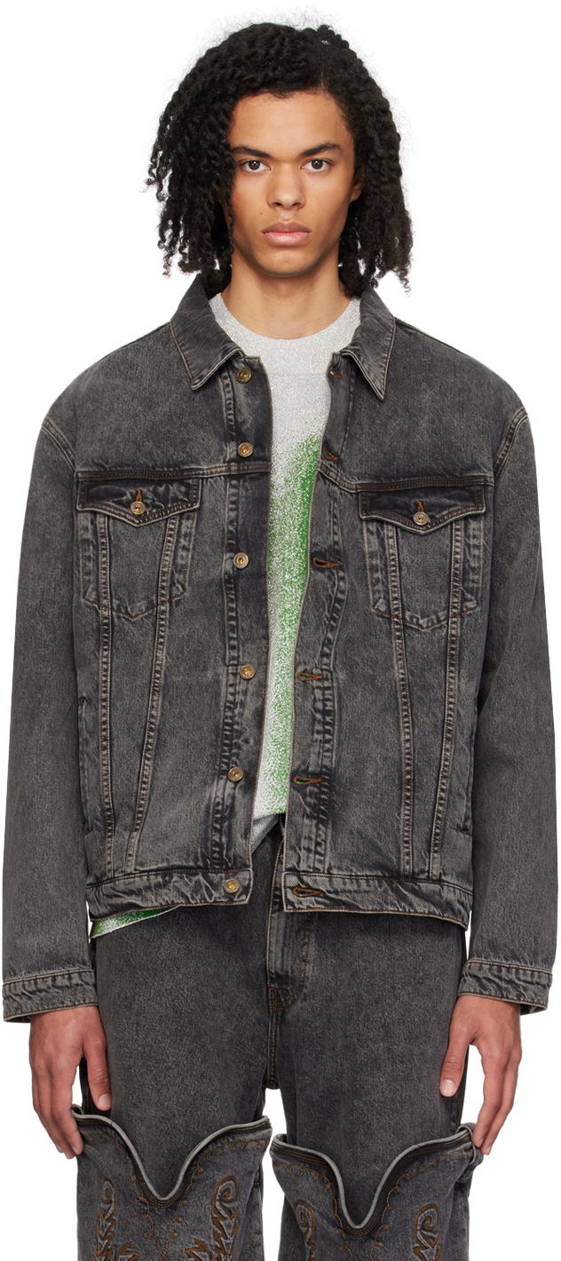 Яке Y/PROJECT Black Wire Denim Jacket Черно | 207JA001, 0