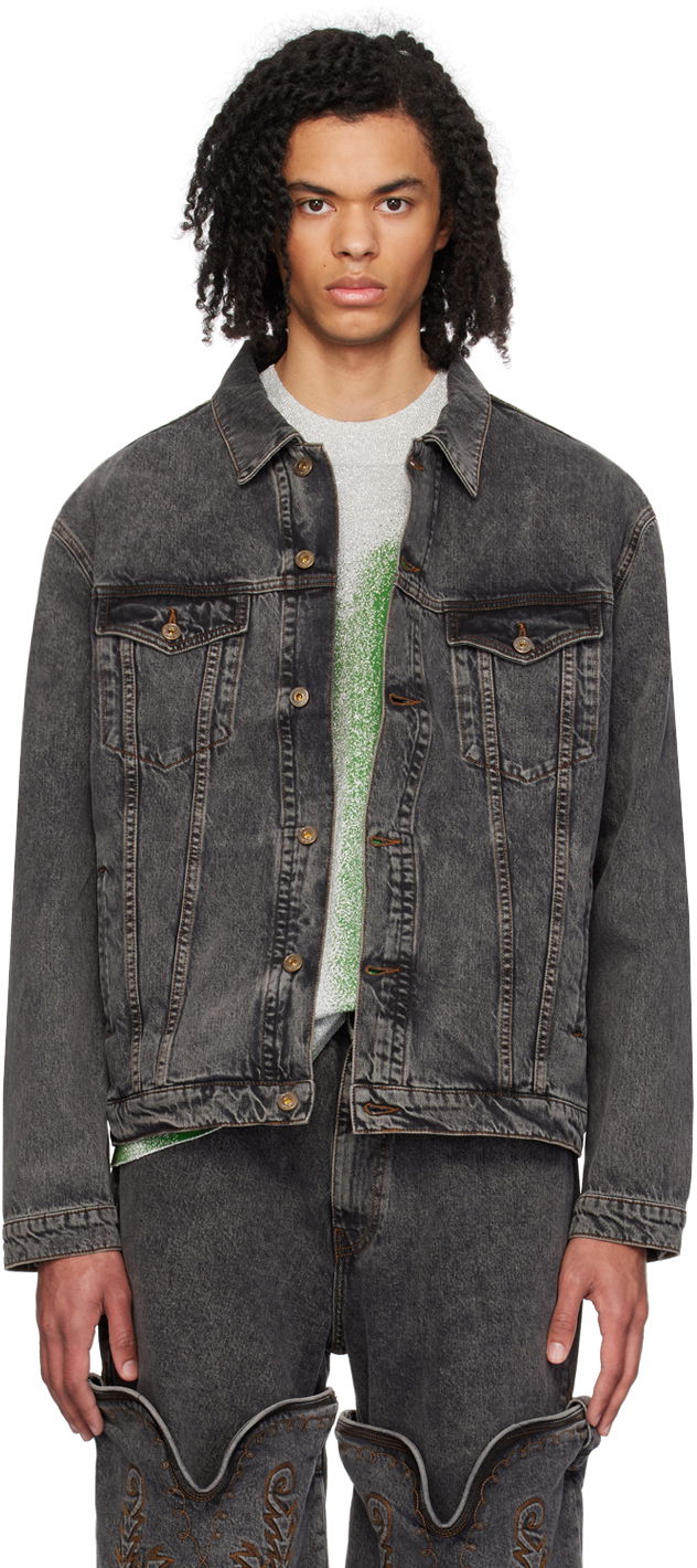 Black Wire Denim Jacket