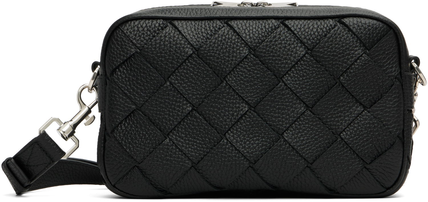 Дамска чанта Bottega Veneta Bottega Veneta Small Intrecciato Camera Bag Черно | 755923V4G318803, 0