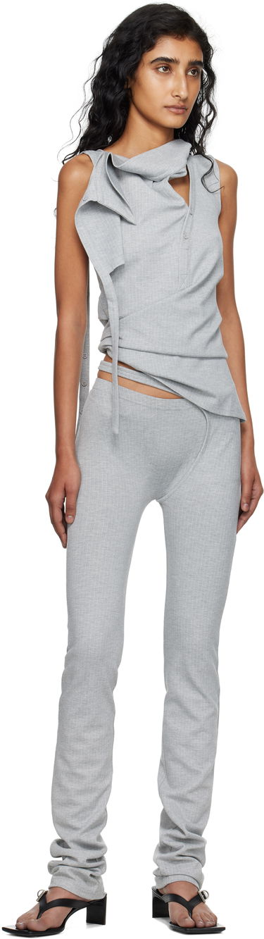 Клинове Ottolinger Ottolinger Ada Pinstriped Leggings Сиво | 102-800603-04, 3
