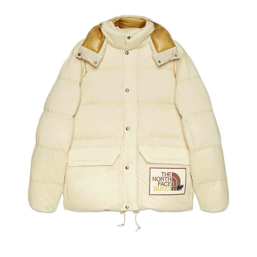 Пухо яке Gucci The North Face x Down Jacket Beige Бежово | 663753 XAAC0 9118